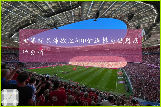世界杯买球投注App的选择与使用技巧分析